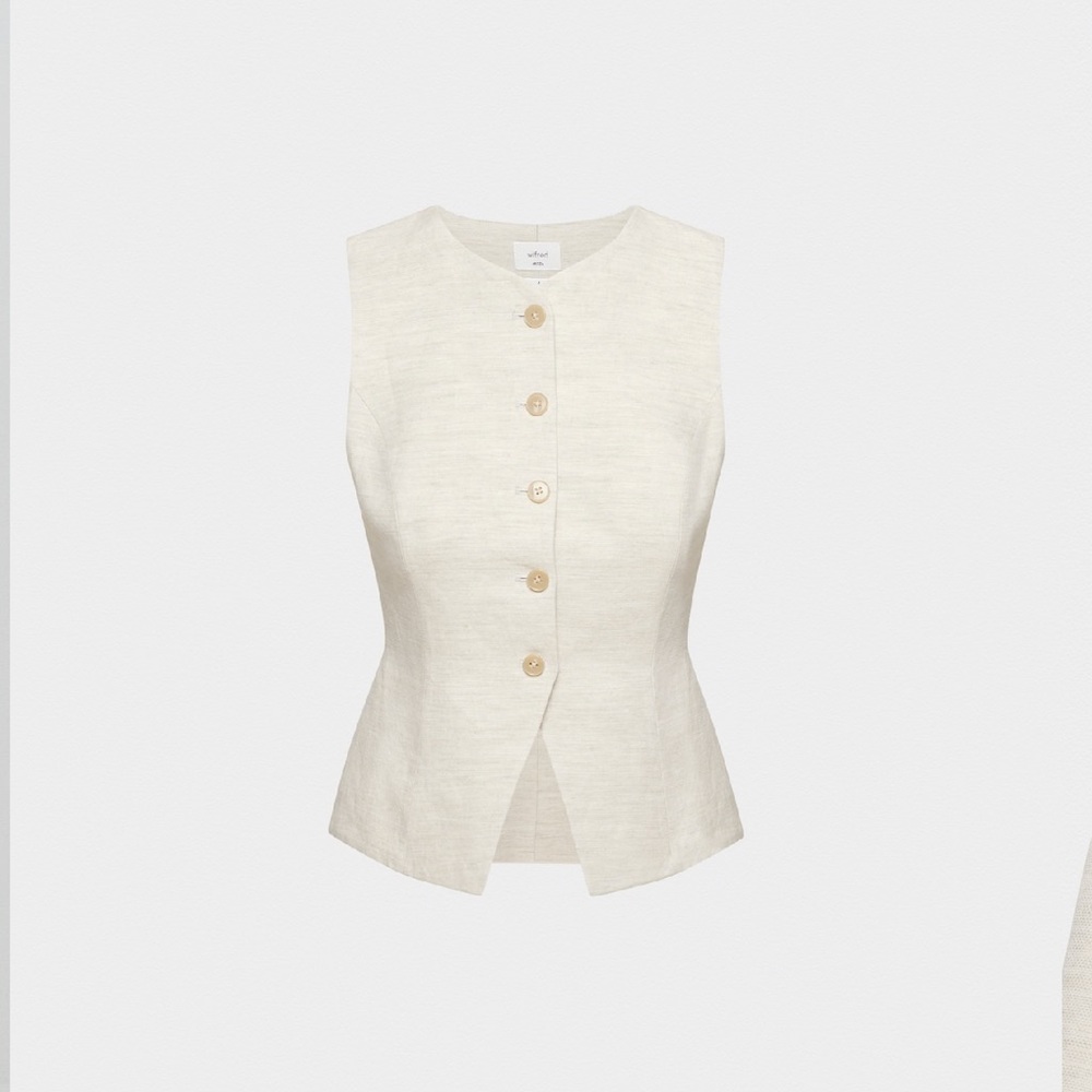 Aritzia Wilfred CruiseLinen Regal Vest Brand New with Tags